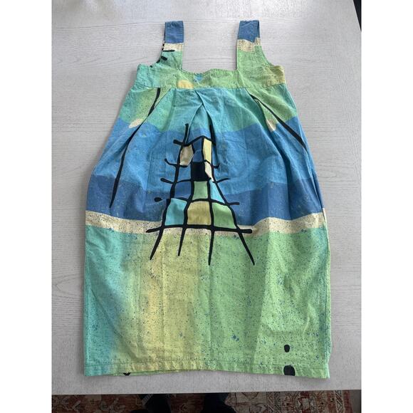 Blue Pleated Spaghetti Strap Sundress - Picture 1 of 5